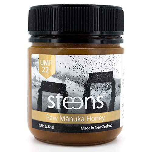 Steens Raw Manuka Honey (UMF 22 / MGO 971+, 8.8oz.) Cold Pressed Non-GMO Monofloral New Zealand Honey - MGO/UMF Certified - Minimal Whole Comb Processing & Traceable Back to the Hiveâ€¦