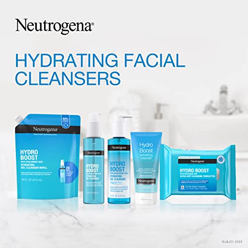Neutrogena Hydro Boost Soothing Milk Facial Cleanser With Hyaluronic Acid, Hydrating Face Wash Gently Lifts Dirt & Oil Leaving Soft Soothed Skin, Hypoallergenic, Fragrance-Free, 7.8 Fl. Oz #TOP4