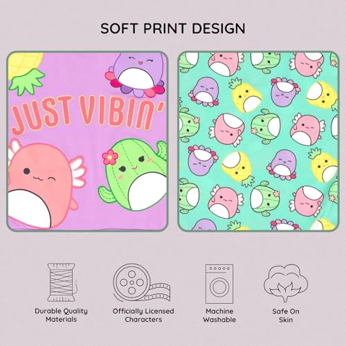 Squishmallows Girls 2 Pack Skater Dresses Toddler to Big Kid Sizes (4T - 14-16)4