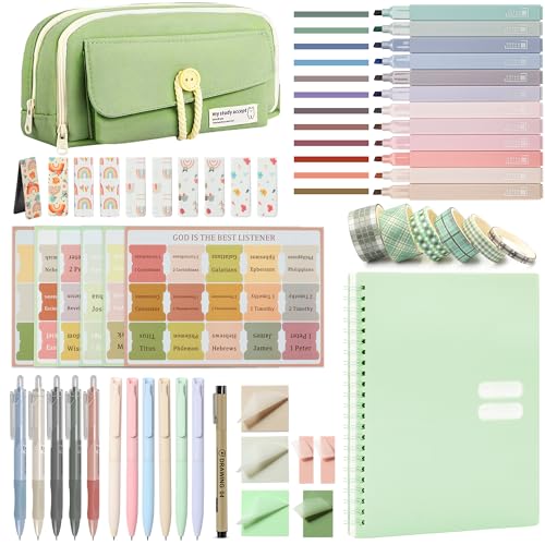 Bible Journaling Kit with Pastel Highlighters