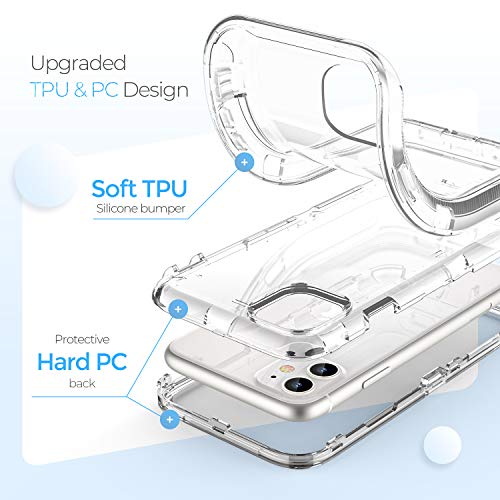 Oribox Case Compatible With Iphone 11 Pro Case, Heavy Duty Shockproof Anti-Fall Clear Case #TOP2