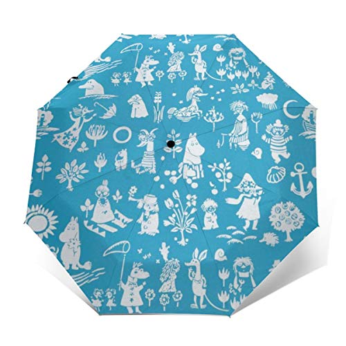 自動折り傘 ムーミン メンズ レディース 耐強風 人気新品 ワンタッチ 梅雨対策 晴雨兼用 日傘 超撥水 自動開閉 大きい 頑丈な ビッグサイズ ギフト 大きい 折り畳み傘 自動開閉