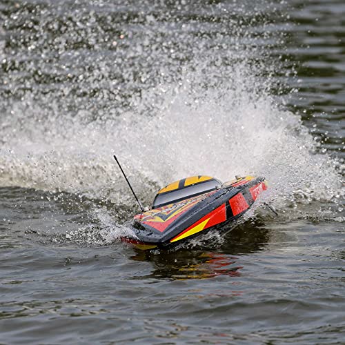 pro boat sonicwake v2 3634 self-righting brushless rc boat deep-v rtr batteries and charger not inccuded black prb08032v2t1