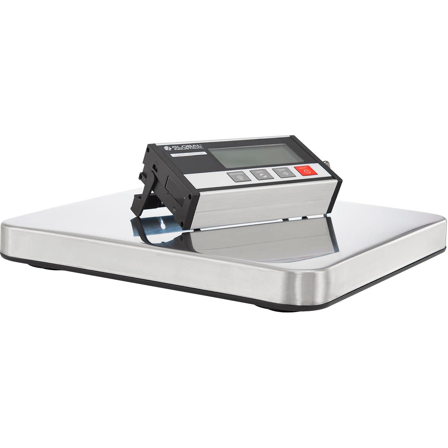 Digital Compact Bench Scale by Global Industrial – Plastic/Stainless Steel, Silver, Model KD-PS330