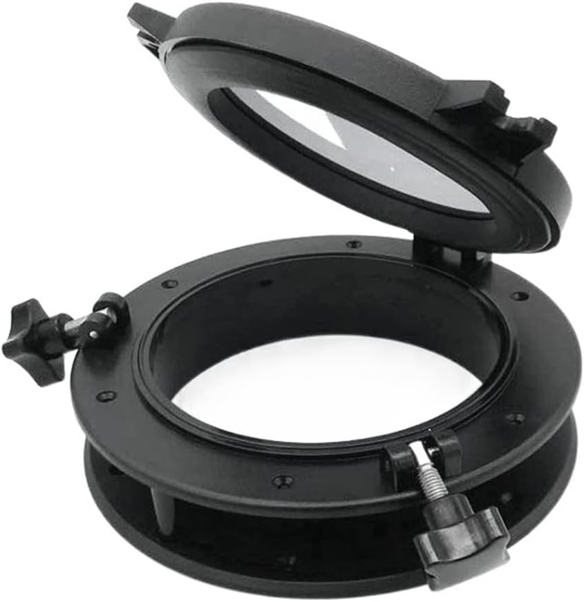 HEZB 265mm Marine Boat Yacht RV Porthole ABS Plastic Round
