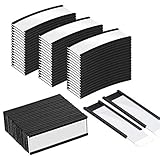 50 PCS Magnetic Data Card Holders Magnetic Labels with 50 Magnets and 50 Cards for Metal Shelving,...