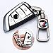 Kaolele 5 Pcs Metal Car Wheel Tire Valve Stem Caps for BMW X1 X3 M3 M5 X1 X5 X6 Z4 3 5 7Series with Key Chain Logo Styling Decoration Accessories