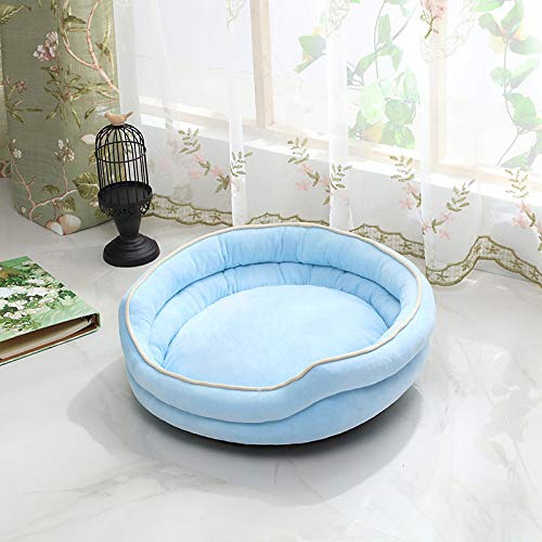 Lit pour chat solide contre l'anxiété avec coussin doux de forme ronde - 2