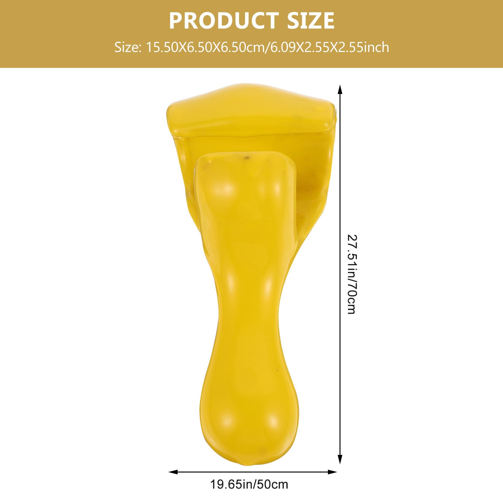 SHERCHPRY Outil Jaune de Remplacement de Pneu pour Moto Porte-perles Léger et Robuste en Pvc Caoutchouc pour Réparation de Pneus Moto