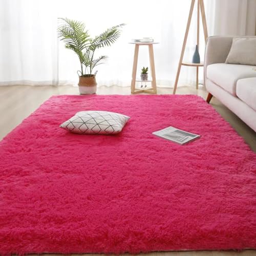 KAIJIE Tapete fofo super macio para sala de estar, tapetes felpud...