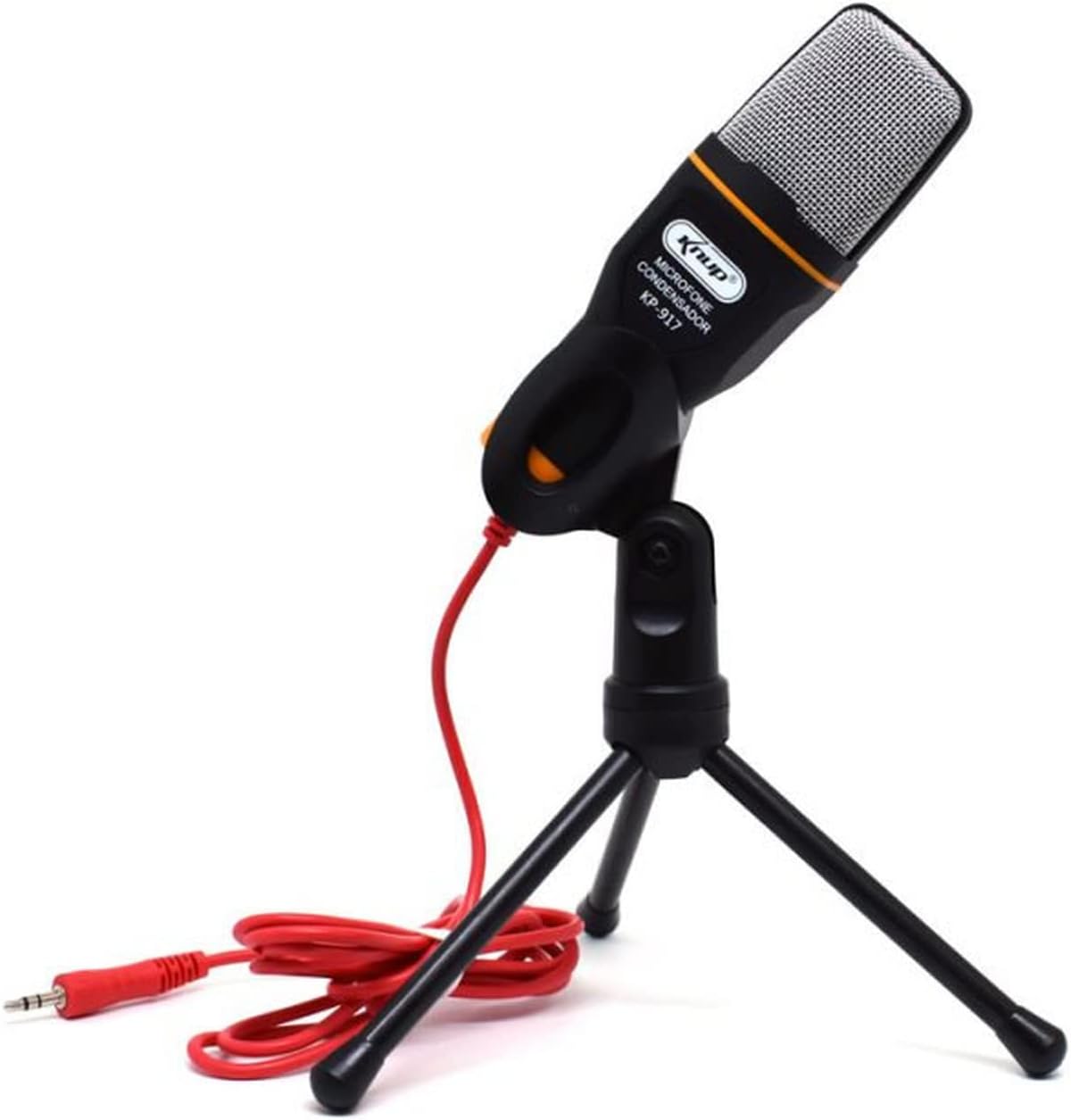 Microfone Condensador para PC com Tripé e Cabo P2 | Amazon.com.br