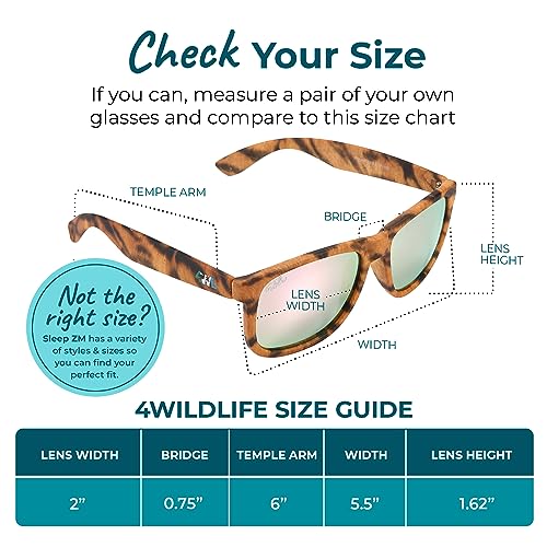 Image of Sleep ZM WildLife Themed Sunglasses to Save Animals