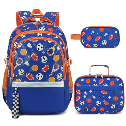 DIGOBAY Mochila de desenho animado, Bolas, Medium, Clássico