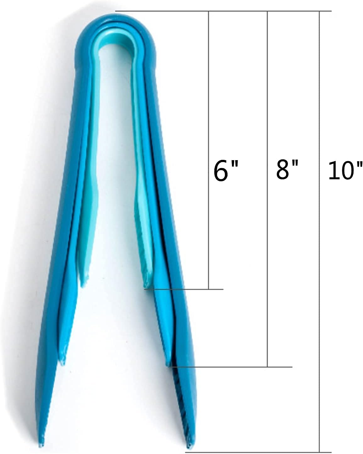 3 Sizes Plastic Kitchen Tongs - Image 3