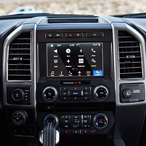 TTCR-II Compatible with 2013-2020 Ford F150 Screen Protector Edge and Fushion Touchscreen 8-Inch, for Bronco Sport and Maverick Screen Protector 8-in, for Focus 2013-2018 Explorer 2013-2019