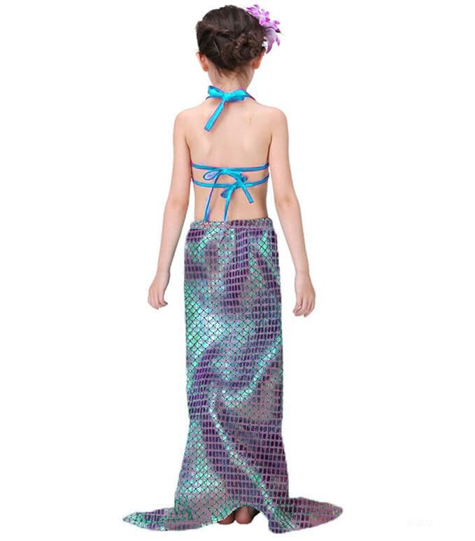 HIBA CREATIONS Baby Girl Swim Suit Bikini Set Bathing Suit Swim Suit Bikini Set 0-6 Months Blue - Image 2 thumbnail
