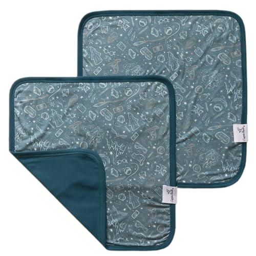 Image of Copper Pearl Baby Security Blanket Set of 2 - Portable Size for Self-Soothing On-The-Go, Ideal Baby Blankets for Boys and Girls, Ultra-Soft, and Gift-Ready Loveys - Hogwarts™