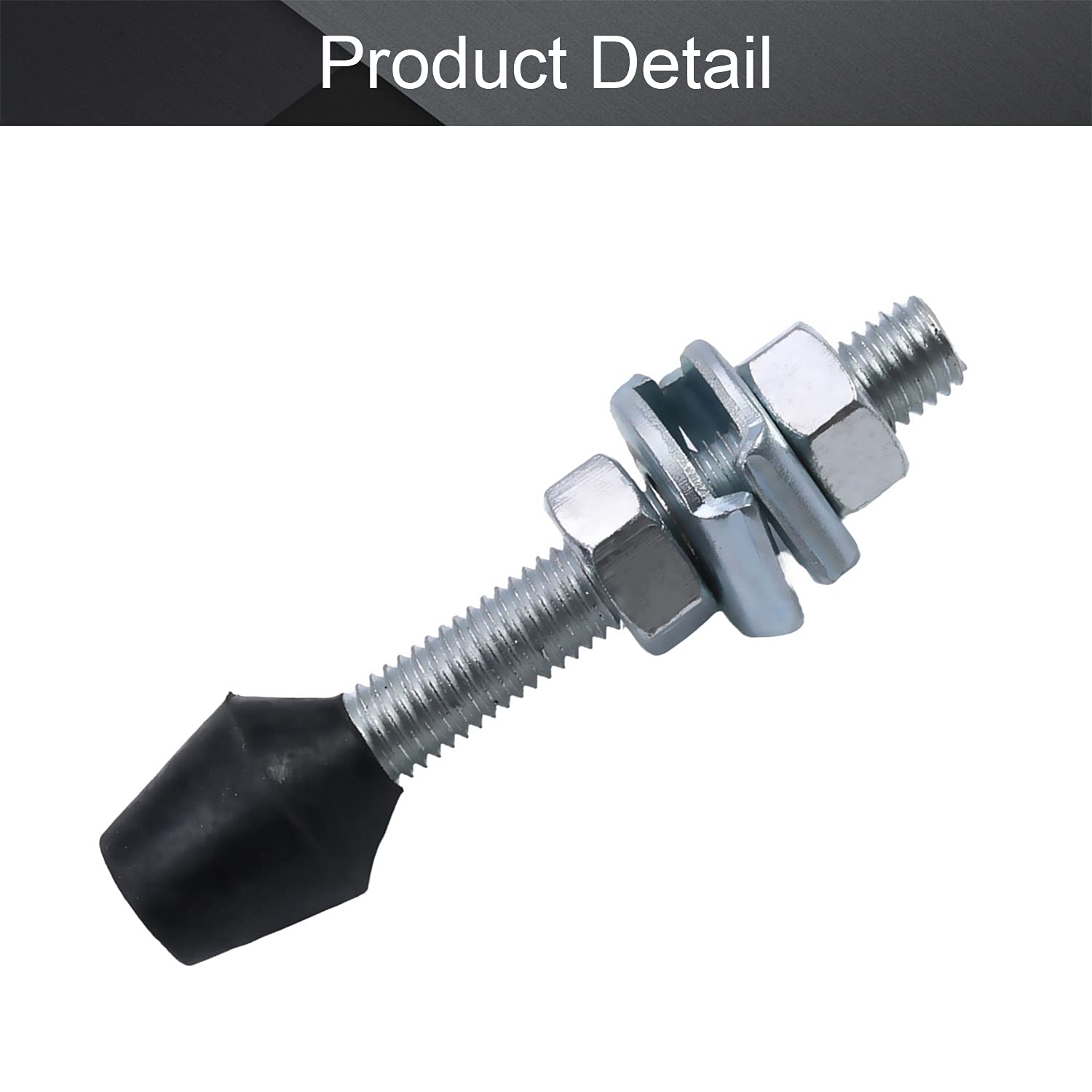 Amazon.co.jp: Utoolmart トグルクランプ用ボルト ゴムヘッド付き 