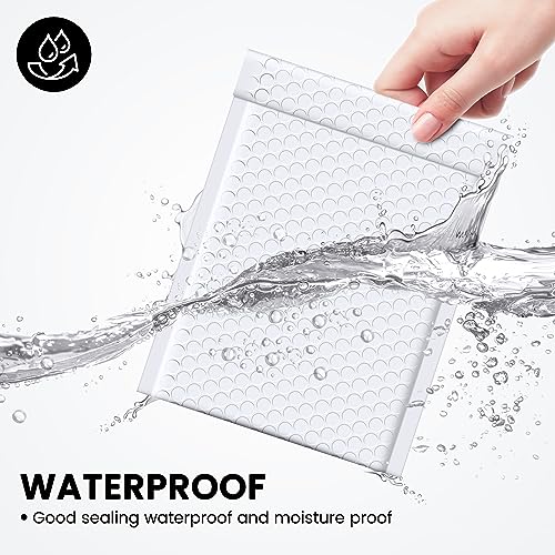 Fuxury Bubble Mailer 6X10 Inch 100 Pack White Bubble Mailers Usable Size 6X9 Inch Self Seal Padded Mailing Envelopes Opaque Bubble Padded Mailer thumb #3