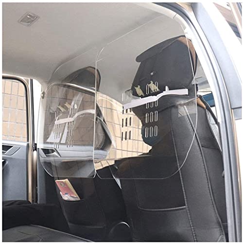 Cloison de protection anti-éternuements écran plexiglas acrylique taxi 3mm