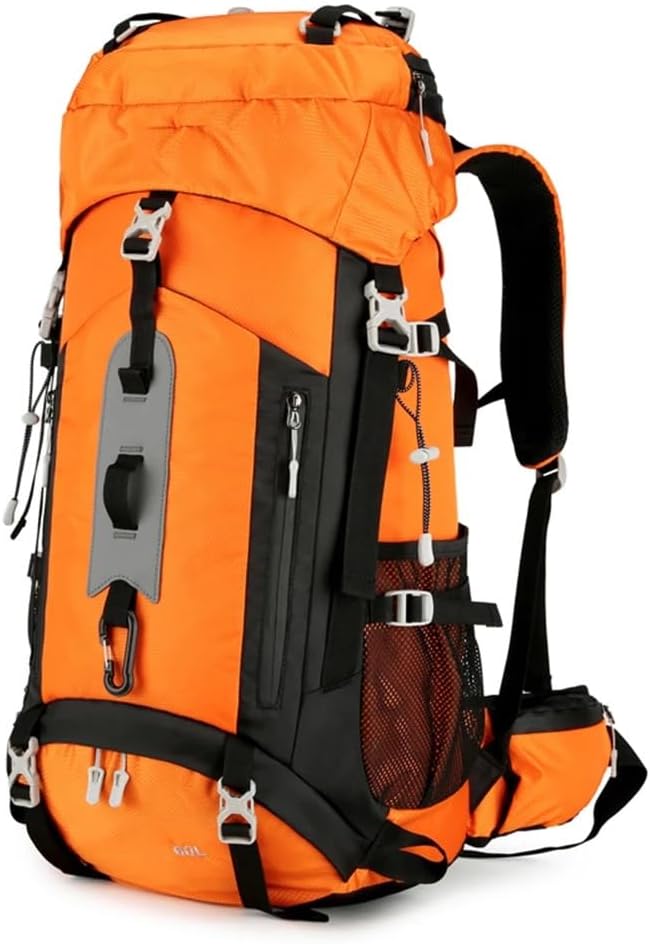 Waterproof Backpacking Mountaineering Backpack 60L Hiking Large Capacity Camping