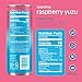 Sparkling Spirulina BLUwater Drink - Raspberry Yuzu, Low Sugar Healthy Drinks with Spirulina and Vitamin C, Low Calorie, Plant Based, Antioxidant Hydration Sparkling Water Cans (Pack of 12 x 12oz)