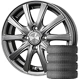 【タフト】 GOODYEAR アイスナビ7 165/65R15 + SE-10R plus (15×4.5J 4-100 +45) メタリックグレー スタッドレスタイヤ･ホイール4本set