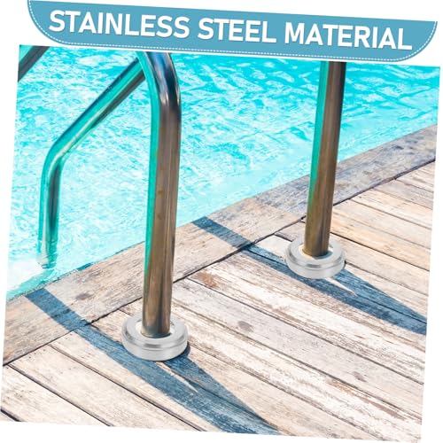 Cubiertas de Escalera para Piscina de Acero Inoxidable 4 pcs miniatura 7