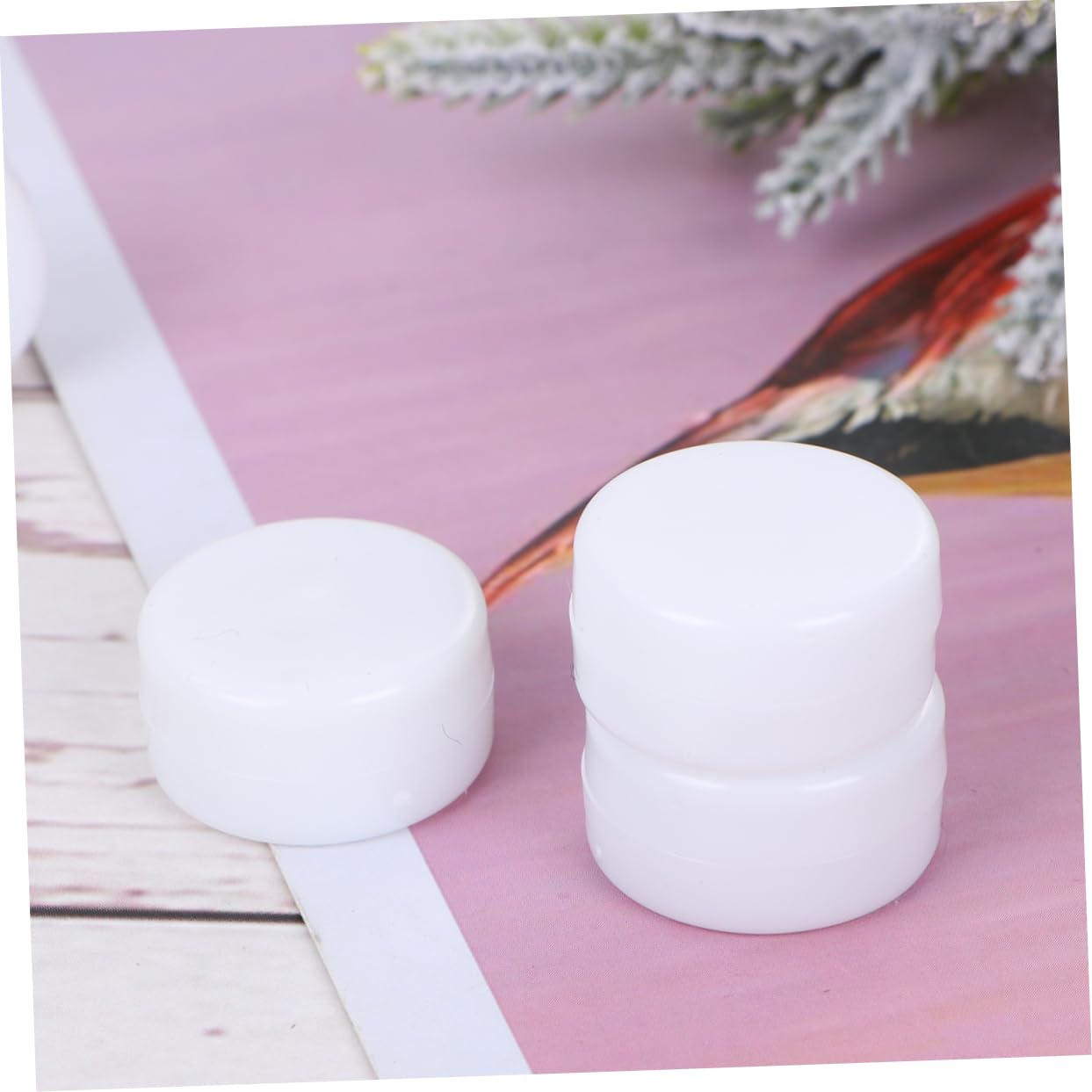 HANABASS 50Pcs Rattle Accessories Rotating Bells for Stroller Crib Carrier Plastic Noise Maker Inserts for Developing Tactile Senses Coordination