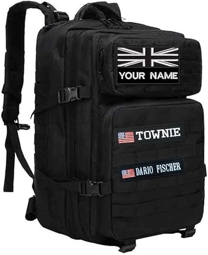 Miniatura 5 de kamao Parche militar personalizado con nombre bordado de la bandera de Estados Unidos, parche con gancho y lazo para mochilas, uniforme de camisa de