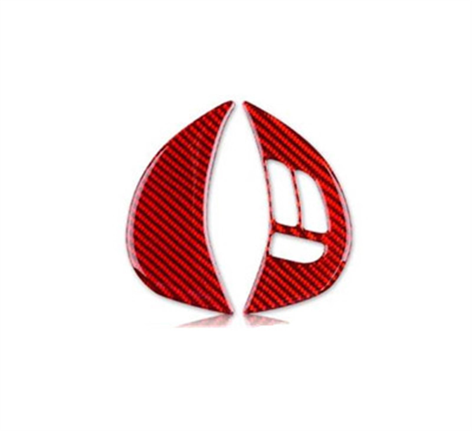Qibbei Red A Car Decoration Interior Accessories Steering Wheel Key Stickers For Subaru For Impreza 2009 2010 2011 Stickers(Red A)