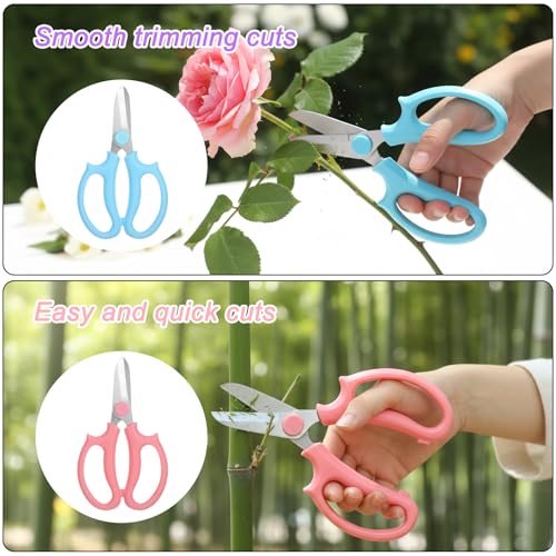 Set de 15 tijeras para flores acero inoxidable miniatura 3