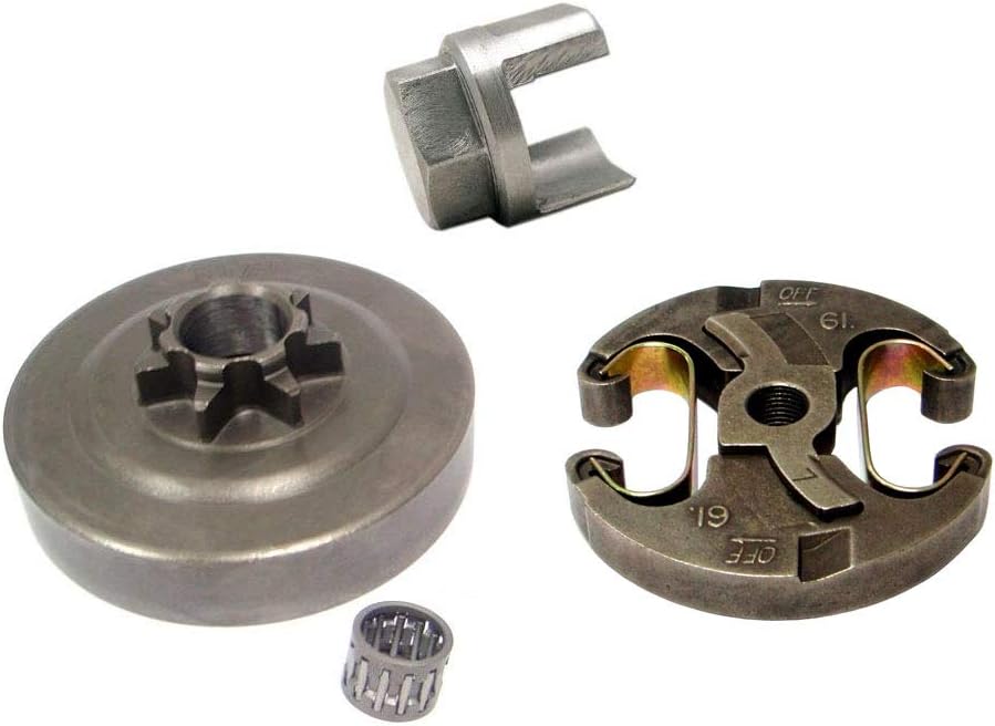 RA Clutch + Sprocket Drum .325 7T + Removal Tool for Husqvarna 340 345 346 350 353 Rep 5371105-01, 5025416-0