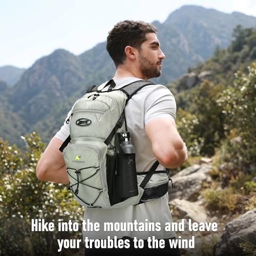 Image of N NEVO RHINO Hydration Backpack, 18L Multipurpose Hiking Backpack with 3L Water Bladder, Water Backpack Insulated Hydration Pack Ideal for Hiking and Cycling
