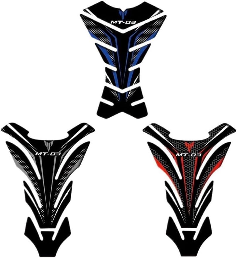 Tank Traction Pad Motorcycle Tank Pad Protector Case for MT-03 MT03 Mt03 Tank Decal Stickers