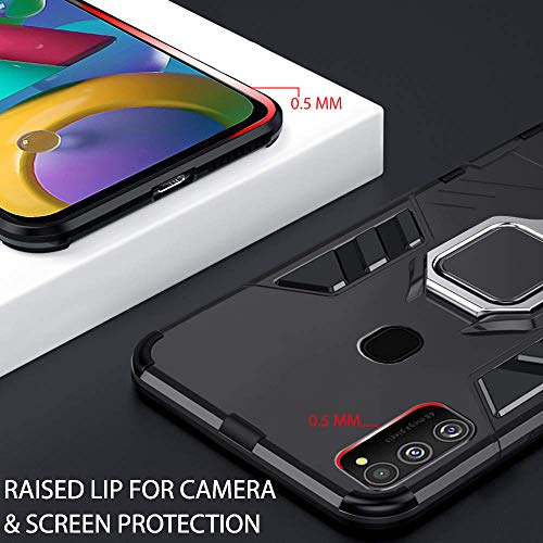 Image of TheGiftKart Back Cover for Samsung Galaxy M21 / M21 2021 Edition / M30s (Black)