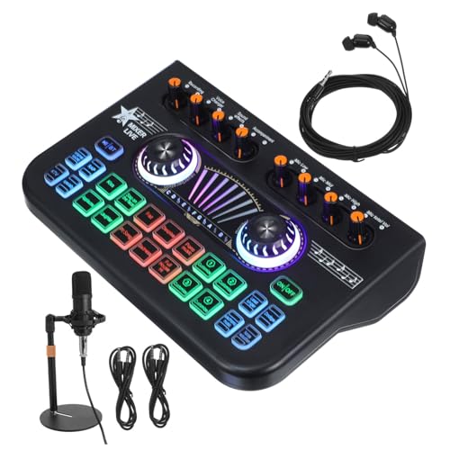 Mezclador de audio LABRIMP para gaming con baja latencia y tarjeta de sonido integrada 1