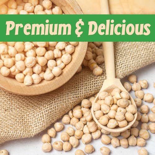 Sincerely Nuts Roasted and Unsalted Chickpeas (1 LB) Plant-Based Protein-Garbanzo Beans-Great Snack or Side Dish Alternative-Vegan, Kosher & Gluten-Free-Perfect Meal Addition for the Whole Family
