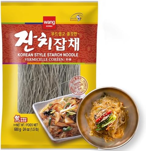 Wang Glass Noodles for Japchae for Stir Fry Hot Pot Soup