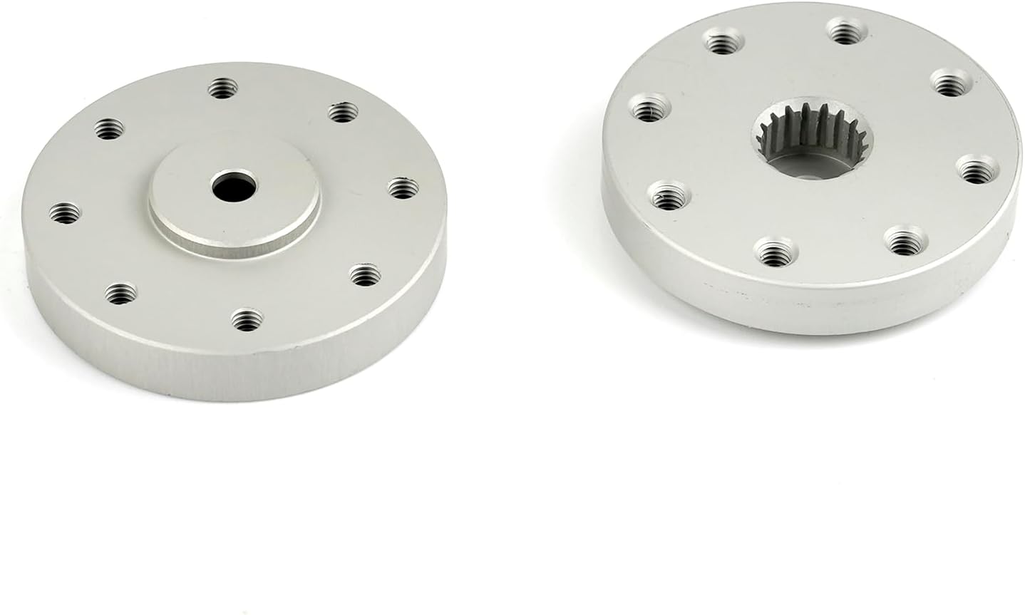 2/5PCS 18T Metal Servo Arm Horn Round Type Disc Steering Servo Horn for 60KG 80KG 150KG Servo Motor Compatible with Futaba Servos RC Robot Car Airplane Parts (2 PCS)