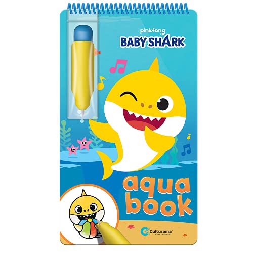 Aqua Book Baby Shark: Para pintar com água!