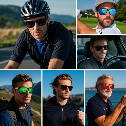 Sports Polarized Sunglasses for Men Women UV Protection Unbreakable Driving Running Fishing Hiking Sun Glasses2