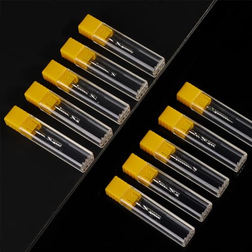 Image of Leadigol 10pcs Flutes Square Nose End Mill Set Power Milling Machine Carbide Flute Tools,Milling Cutter Flat Nose End Engraving Tool CNC Woodworking Kit Single Flute Carbide Milling Accessories