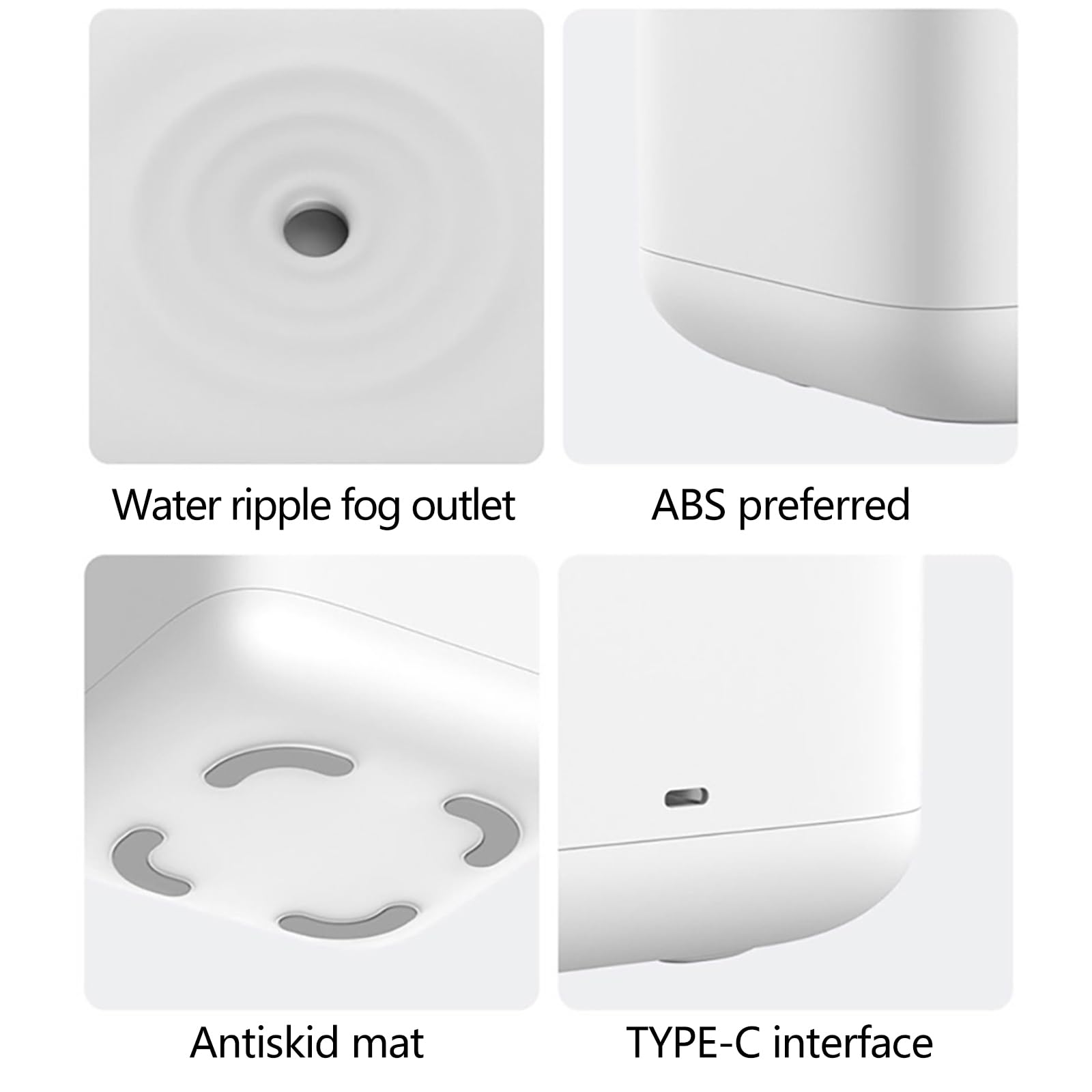 Humidificador ultrasónico de niebla fría, 800 ml, con pantalla LED y temporizador de 8 horas, ideal para uso en oficina y dormitorio