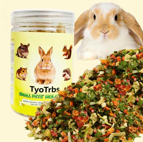 Tyotrbs Freeze-Dried Fruit and Vegetable Salad,Rabbit and Hamster Chew Treats