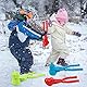 JOKILY 5 Stück Schneeball Former, Schneeball Clip, Winter Schneeball Maker, Kunststoff Sandball Maker, Winter Schneeball Form Spielzeug, Winter Outdoor Spielzeug für Schneeballschlacht Spiele (C)