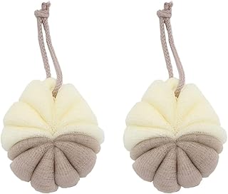 ليفة استحمام مستوردة بكفاءة عالية، تصميم وردة شيك، خامة ناعمة على البشرة للكبار والأطفال. متاحة بعدة ألوان لتناسب ذوقك. 🧼🌸🫣 (2 قطعه)