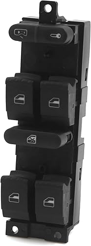 Uxcell interruptor de ventana eléctrica para el lado del chofer para 98-05 VW Golf Jetta Passat B5 1J4 959 857 D