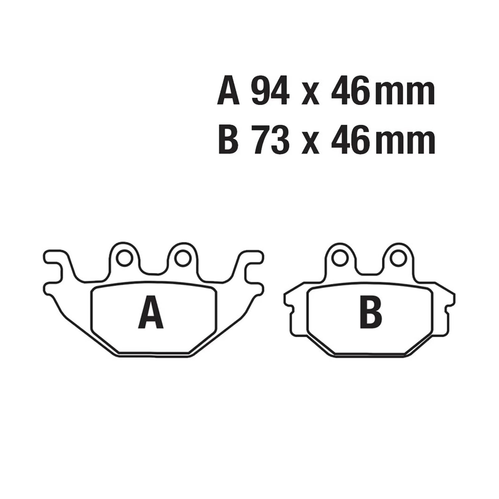 Freno Pastiglie Moto Per FA377 Per QUADZILLA Per SYM Per TGB Per MT Per YZF-R Moto Anteriore Posteriore Pastiglie Freno A Disco