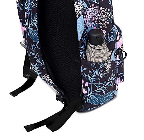 Joymoze-Fashion-Leisure-Backpack-for-Girls-Teenage-School-Backpack-Women-Print-Backpack-Purse-Black-Flower